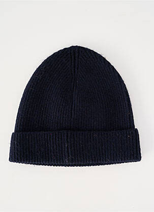 Bonnet maille fine noir MAISON SCOTCH homme