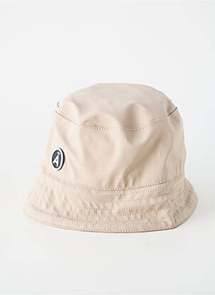 Chapeau forme bob beige TANTÄ femme