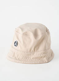 Chapeau forme bob beige TANTÄ femme