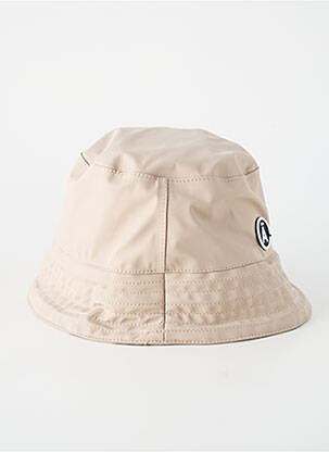 Chapeau forme bob beige TANTÄ femme