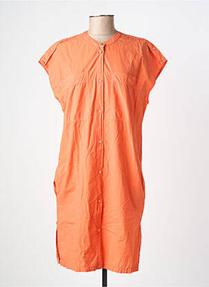 Robe courte manches courtes manches courtes orange SESSUN femme