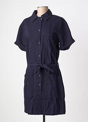 Robe courte manches courtes manches courtes bleu #127344 femme