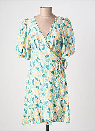 Robe courte manches courtes manches courtes vert TIFFOSI femme