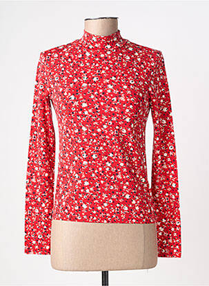 T-shirt manches longues manches longues rouge SCOTCH & SODA femme