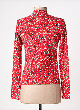 T-shirt manches longues manches longues rouge SCOTCH & SODA femme