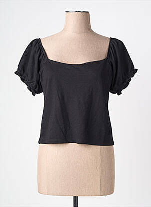 Top stretch manches courtes noir TIFFOSI femme