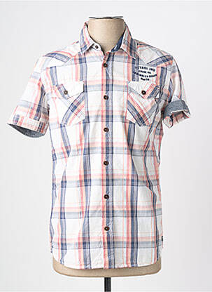 Chemise manches courtes poches gris PETROL INDUSTRIES homme