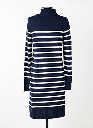 Robe pull stretch manches longues bleu BREIZH ANGEL femme