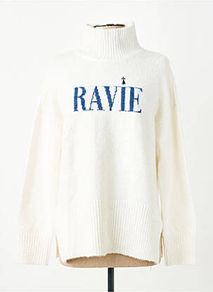 Pull stretch manches longues beige BREIZH ANGEL femme