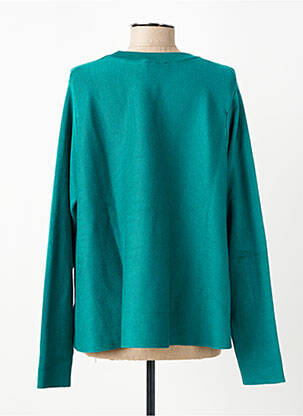 Pull coupe cintrée manches longues vert COMPAÑIA FANTASTICA femme