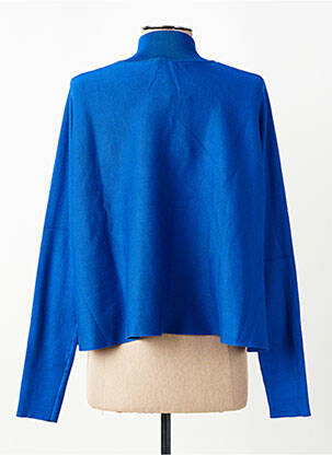 Pull coupe droite manches longues bleu COMPAÑIA FANTASTICA femme