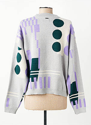 Pull stretch manches longues gris VOLCOM femme