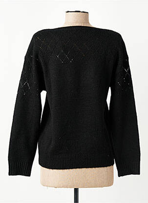 Pull stretch manches longues noir BREIZH ANGEL femme