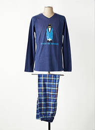 Pyjama sérigraphie bleu ARTHUR homme