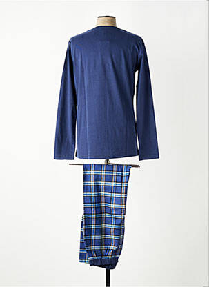 Pyjama col v bleu ARTHUR homme