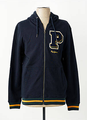 Veste casual resserrée sur le bas bleu PEPE JEANS homme