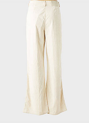 Pantalon flare stretch taille normale beige COMPAÑIA FANTASTICA femme