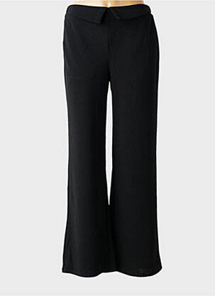 Pantalon flare taille élastique taille normale noir COMPAÑIA FANTASTICA femme