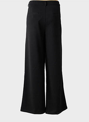 Pantalon large fermeture zippée sous rabat boutonné taille normale noir COMPAÑIA FANTASTICA femme
