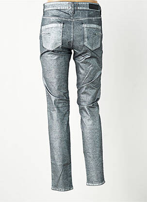 Pantalon slim stretch taille normale argent COUTURIST femme