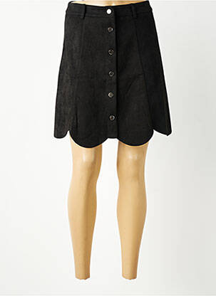 Jupe courte taille à pinces noir ANDY & LUCY femme