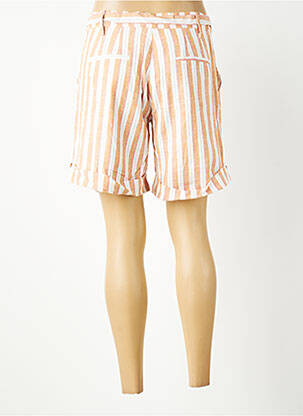 Short taille à pinces taille normale orange CHATTAWAK femme