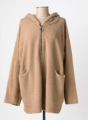 Veste casual poches beige LA PETITE NÎMOISE femme