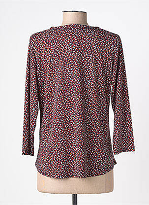 Blouse imprimé fantaisie manches longues bleu ATLANTA femme