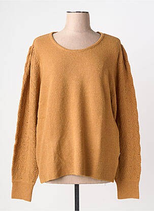 Pull stretch manches longues marron LEE COOPER femme