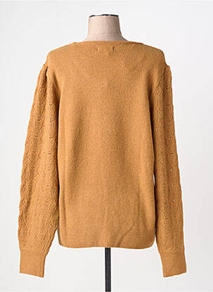 Pull stretch manches longues marron LEE COOPER femme