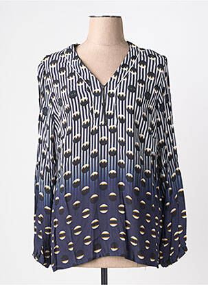 Blouse manches longues manches longues noir IMPULSION femme