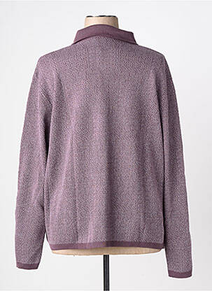 Gilet manches longues stretch violet ONCALA femme