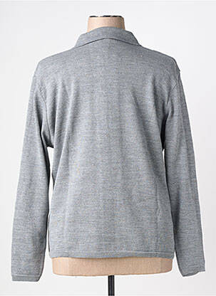Pull tissage chiné manches longues gris ONCALA femme
