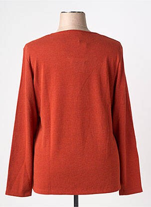 Gilet manches longues stretch orange FRONT DE MER femme