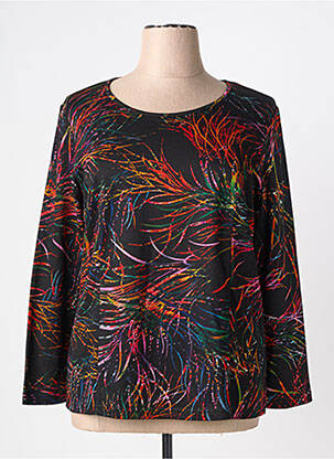 T-shirt manches longues manches longues noir IMPULSION femme