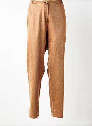 Pantalon droit stretch taille normale marron MERI & ESCA femme