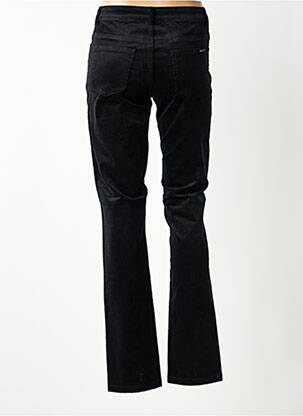 Pantalon droit stretch taille normale noir S.QUISE femme