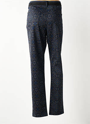 Pantalon droit stretch taille normale bleu WALTRON femme