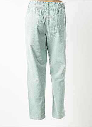 Pantalon droit stretch taille normale bleu LCDN femme