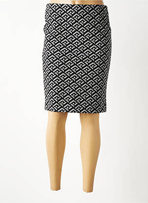 Jupe mi-longue stretch noir LCDN femme