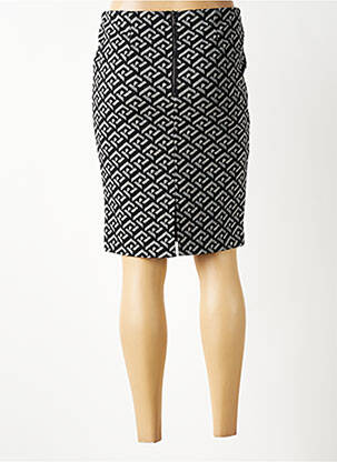 Jupe mi-longue stretch noir LCDN femme