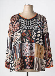 Pull coupe cintrée manches longues noir MERI & ESCA femme