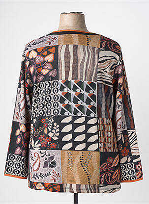 Pull coupe cintrée manches longues noir MERI & ESCA femme