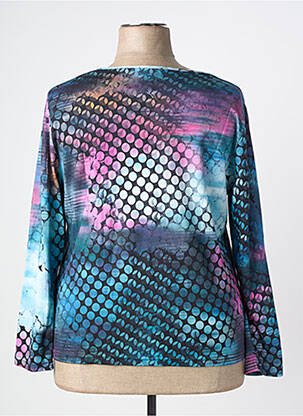 T-shirt manches longues manches longues bleu IMPULSION femme
