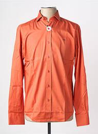 Chemise manches longues coupe cintrée orange CARLOS CORDOBA homme