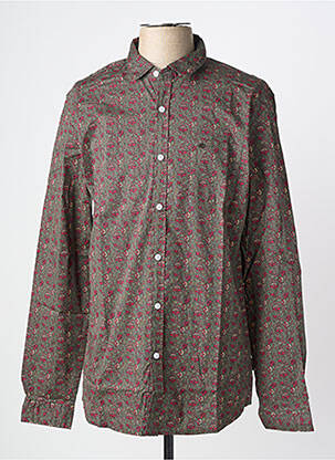 Chemise manches longues coupe cintrée vert LEE COOPER homme