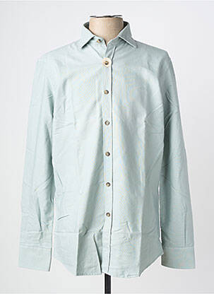Chemise manches longues coupe cintrée vert CARLOS CORDOBA homme