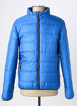 Doudoune poches sans capuche bleu MCM homme