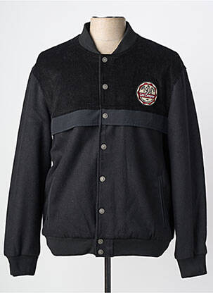 Blouson finition intérieure doublure imprimée noir LEE COOPER homme