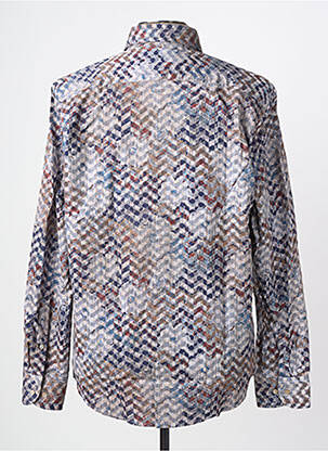 Chemise manches longues imprimé fantaisie bleu CARLOS CORDOBA homme